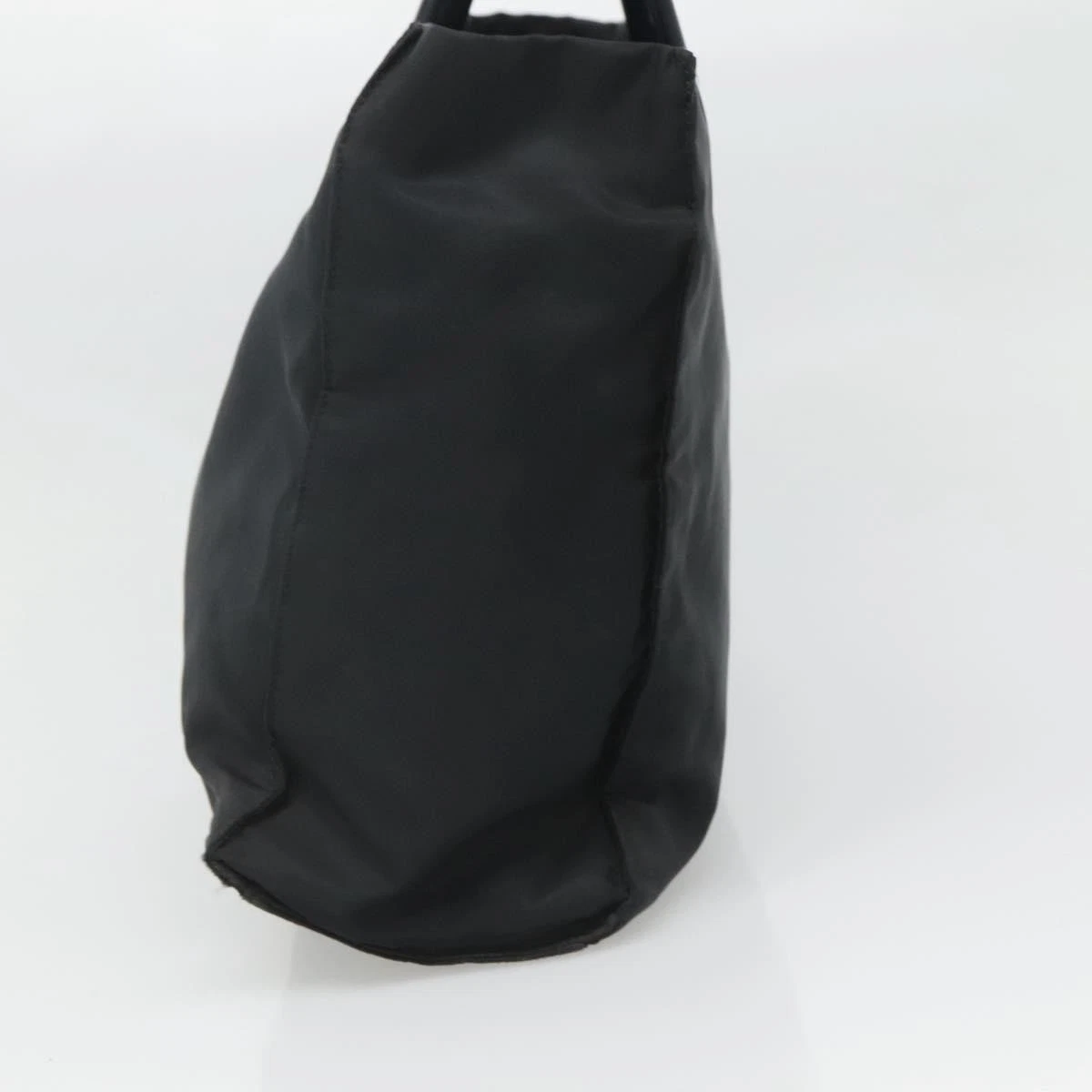 $1250 PRADA Nylon Tessuto Opaline Tote Black