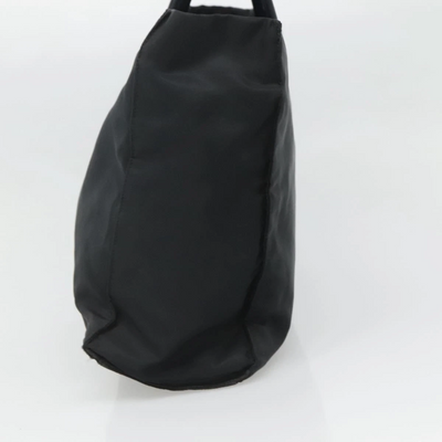 $1250 PRADA Nylon Tessuto Opaline Tote Black