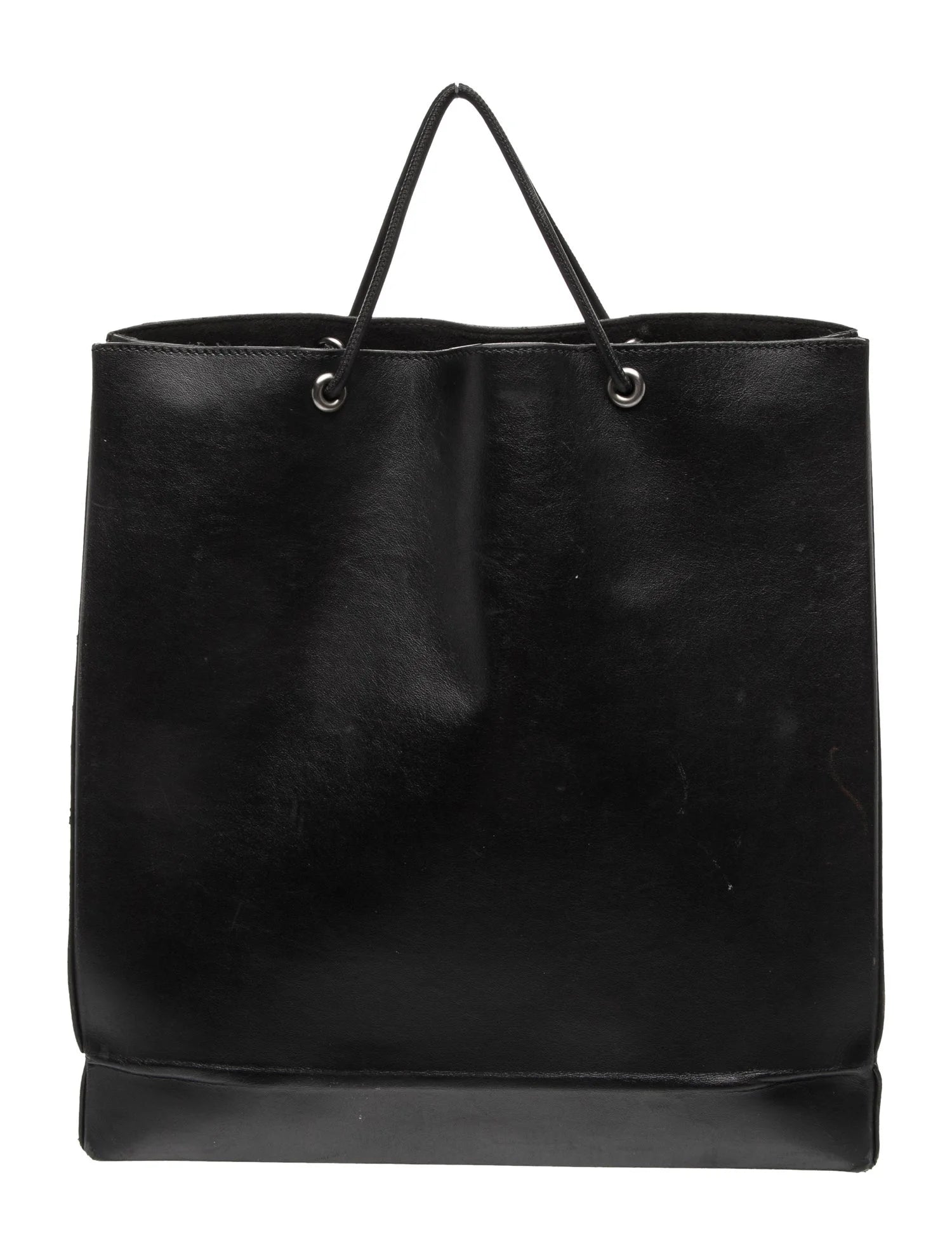 $2750 2021 FENDI Roma Embossed Logo Leather Tote Bag Black Flat Shopping Bag 10020167