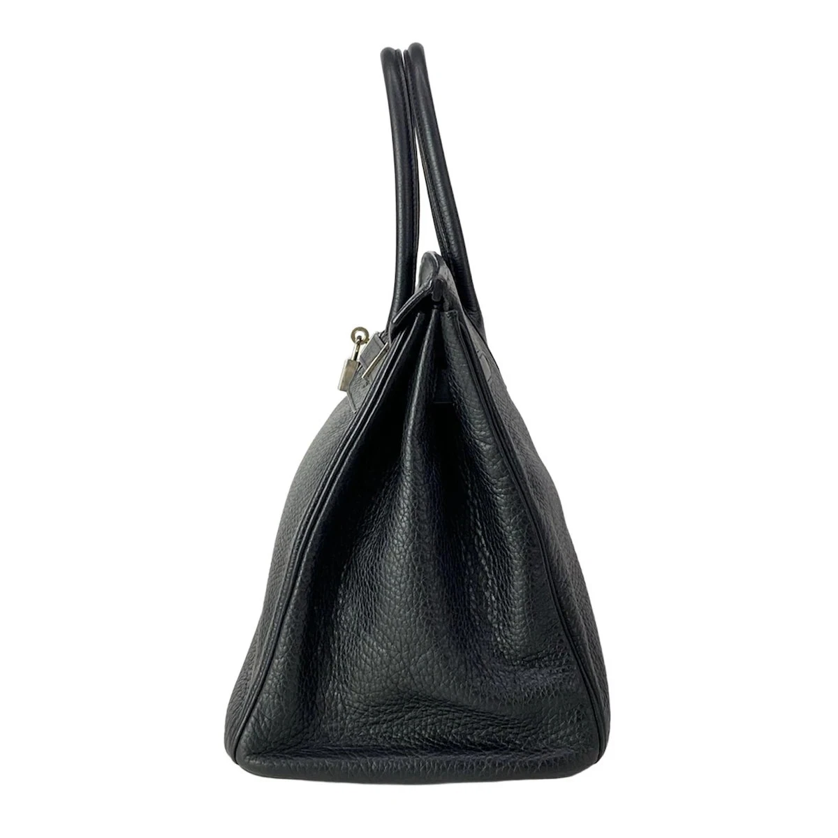 HERMES Birkin 35 Black Togo Square J Handbag 227277376487