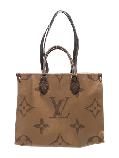 $3300 Louis Vuitton Reverse Monogram Giant Onthego MM