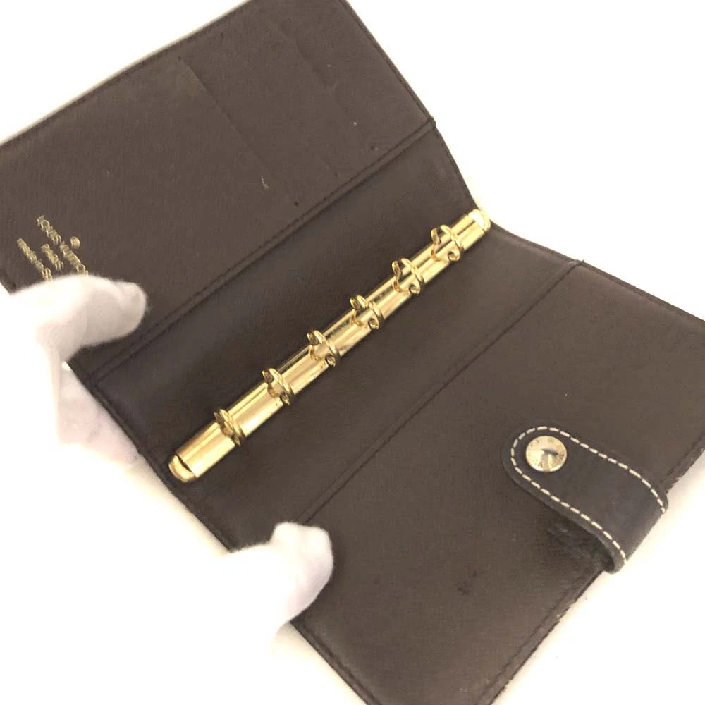 Louis Vuitton Monogram Mini Agenda PM Notebook Cover Brown CA2057