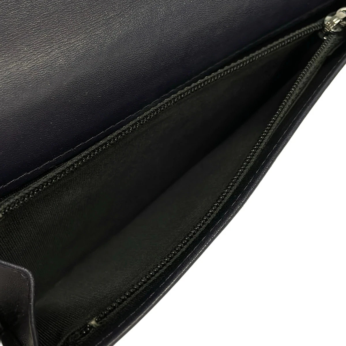 Chanel Chanel Metallic Purple Leather CC Bifold Wallet
