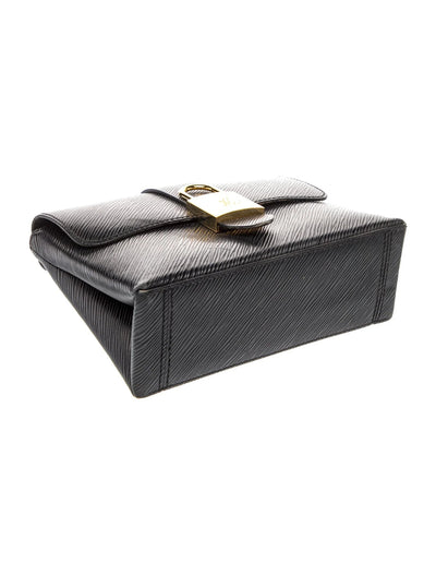 $2370 Louis Vuitton Epi Locky BB Black