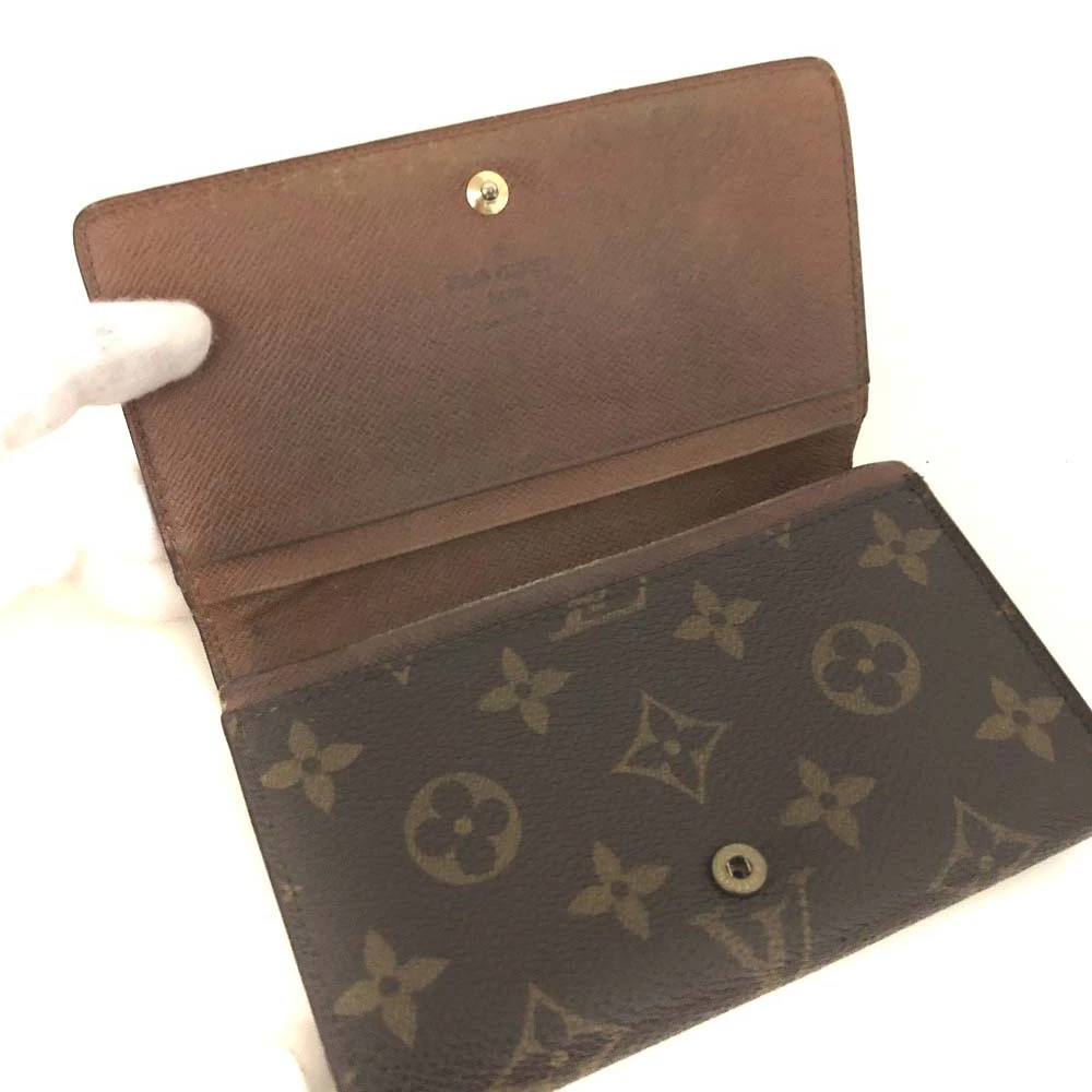 Louis Vuitton Monogram Porte Monnaie Billets Tresor Bifold Wallet RA0934
