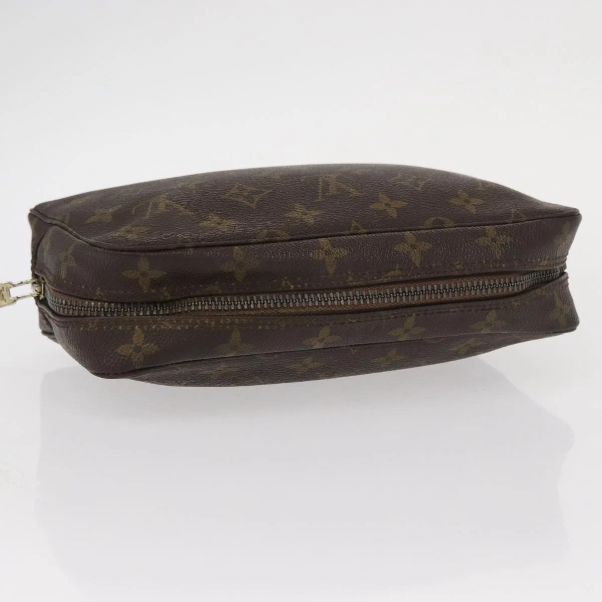 $600 1985 LOUIS VUITTON Monogram Trousse Toilette 23 Clutch Bag 853