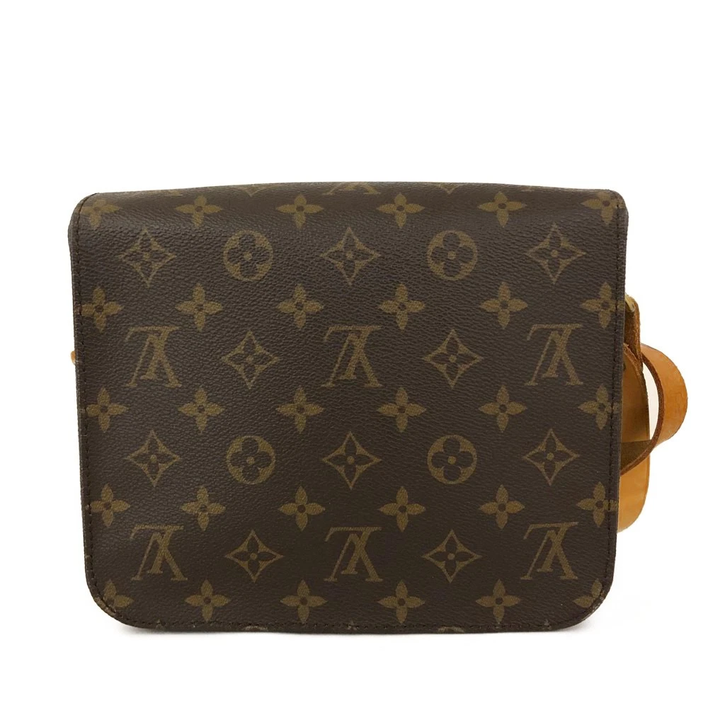 $1440 1993 Louis Vuitton Cartouchiere MM Monogram Crossbody Shoulder Bag SL1913