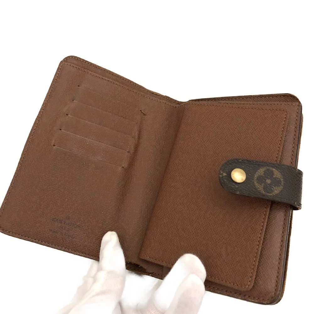 Louis Vuitton Monogram Porte Papier Zippe Bifold Wallet Brown SP0083
