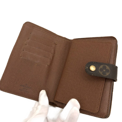 Louis Vuitton Monogram Porte Papier Zippe Bifold Wallet Brown SP0083