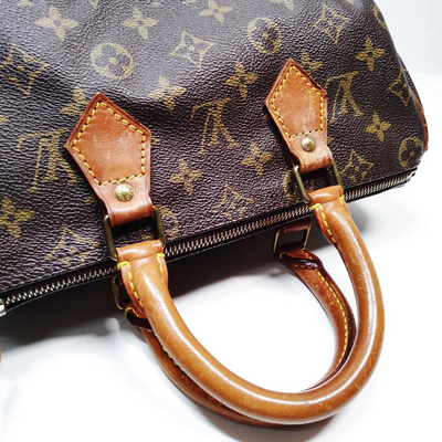 Louis Vuitton Speedy 25 Handbag Brown Monogram MI872