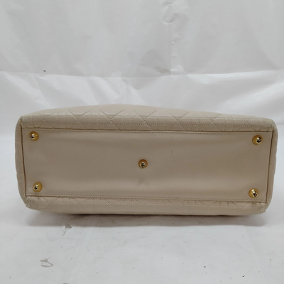 Christian Dior Hand Bag Beige Leather MA1927