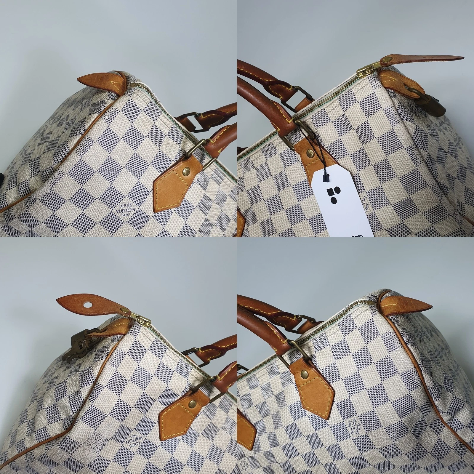 Louis Vuitton Speedy 30 Damier Azur DU1170