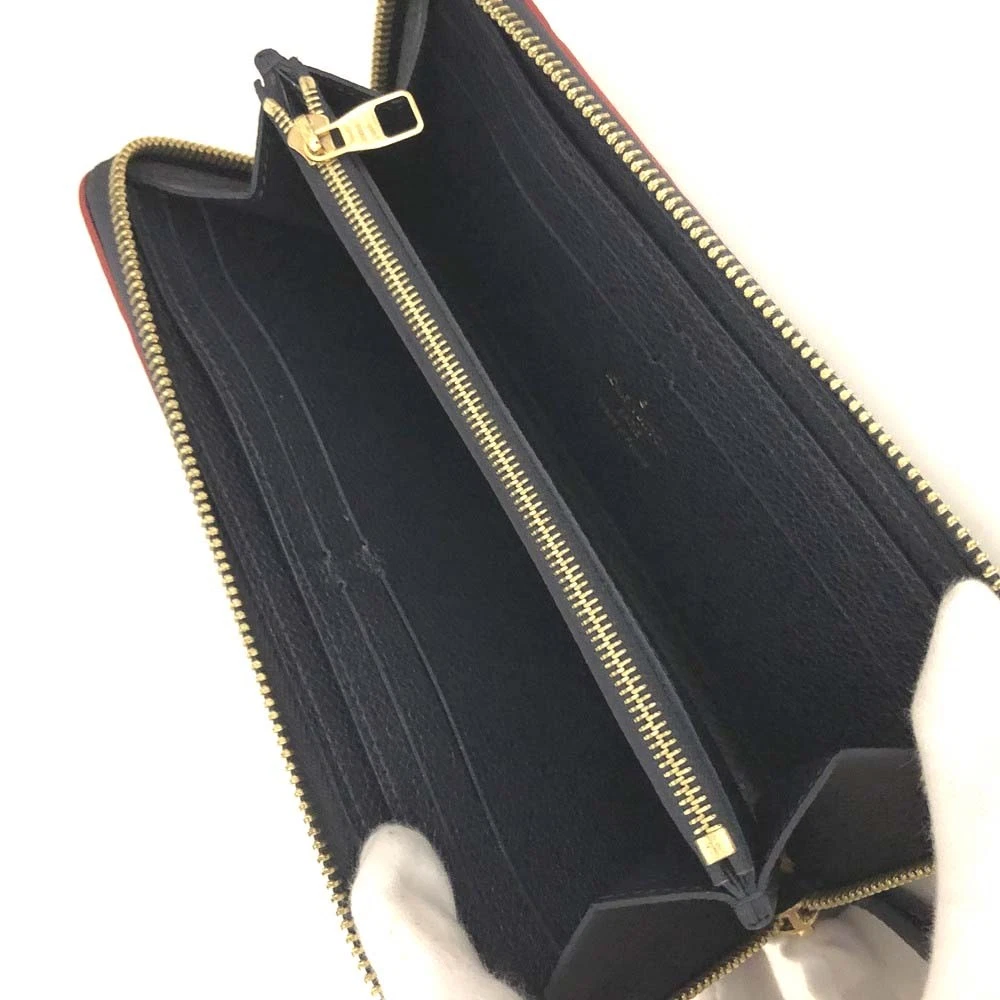 $1170 RFID Louis Vuitton Monogram Empreinte Portefeiulle Clemence Wallet