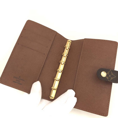 $505 1999 Louis Vuitton Monogram Agenda Cover Small  CA1919