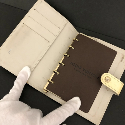 $505 2006 Louis Vuitton Monogram Vernis Agenda PM Notebook Cover CA0036