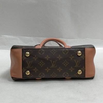 $2560 2019 Louis Vuitton Soufflot BB Monogram Peach Shoulder Bag Cloth CA4129