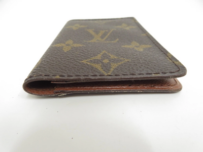 $390 2004 Louis Vuitton Monogram Pochette Cartes Visite RA0044