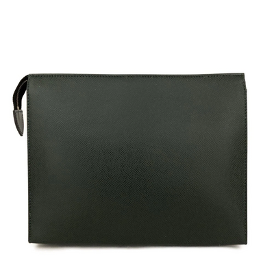 $1420 1995 Louis Vuitton Taiga Poche Toilette 26 Cosmetics Pouch Epicea TH1915