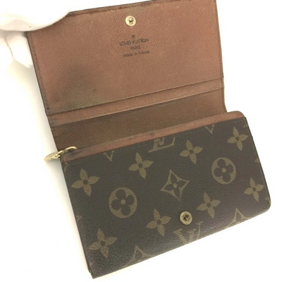 Louis Vuitton Monogram Porte Monnaie Billets Tresor Bifold Wallet RA0919