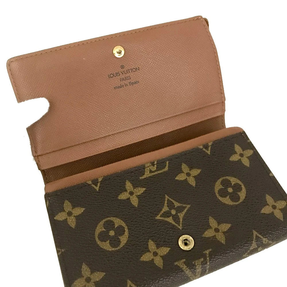 Louis Vuitton Monogram Porte Monnaie Billets Tresor Bifold Wallet  CA1928