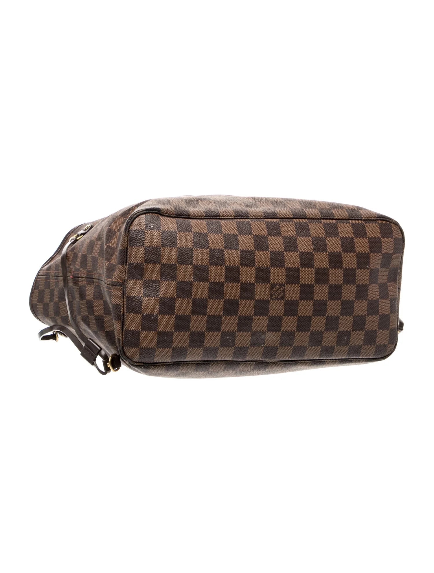 $2240 2017 Louis Vuitton Damier Ebene Neverfull MM with Pouch