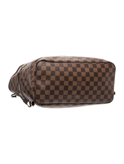 $2240 2017 Louis Vuitton Damier Ebene Neverfull MM with Pouch