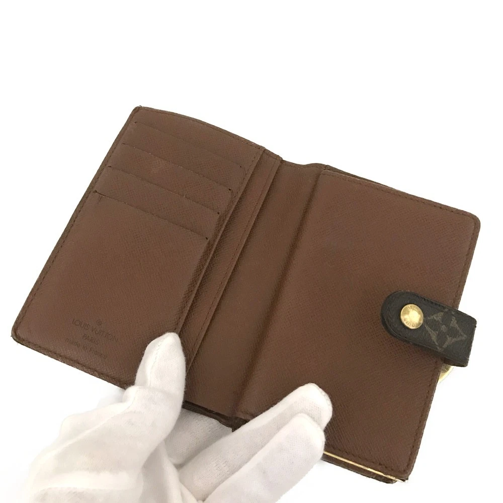 $560 Louis Vuitton Monogram Porte Monnaie Billets Viennois Bifold Wallet MI0012 10019617