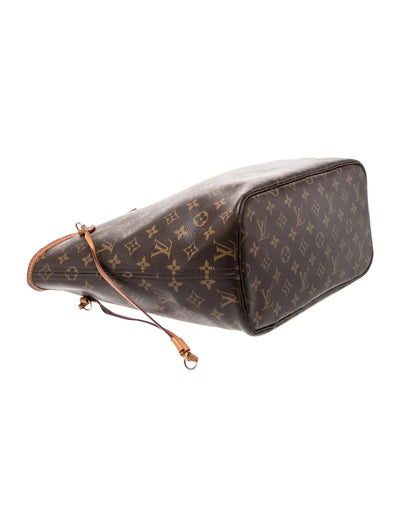 $2240 2016 Louis Vuitton Monogram Neverfull MM Rose Ballerine