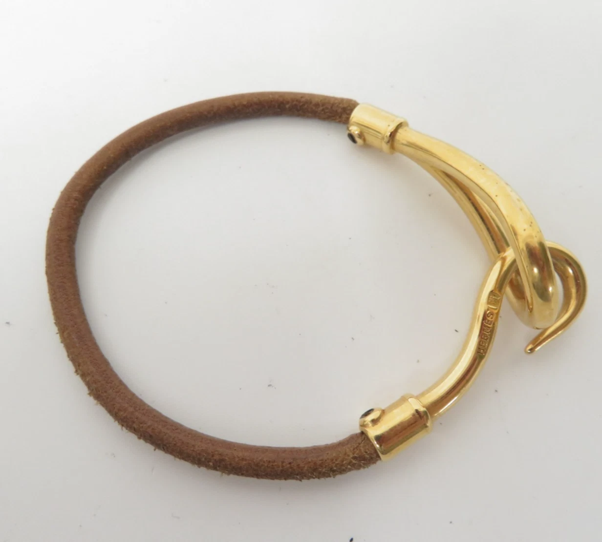 $450 Hermes Jumbo Hook Bracelet Accessory