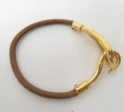 $450 Hermes Jumbo Hook Bracelet Accessory