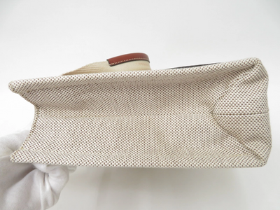 $990 2021 Chloe Woody Canvas Small Tote Bag C04T4P