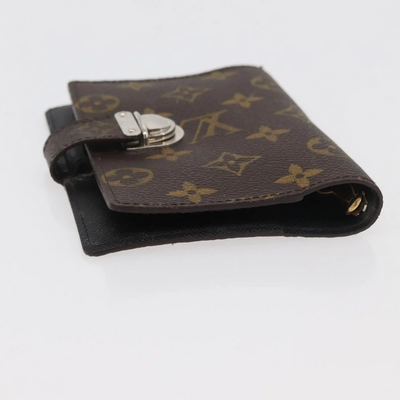 $650 2005 LOUIS VUITTON Monogram Agenda Koala PM Silver CA0065