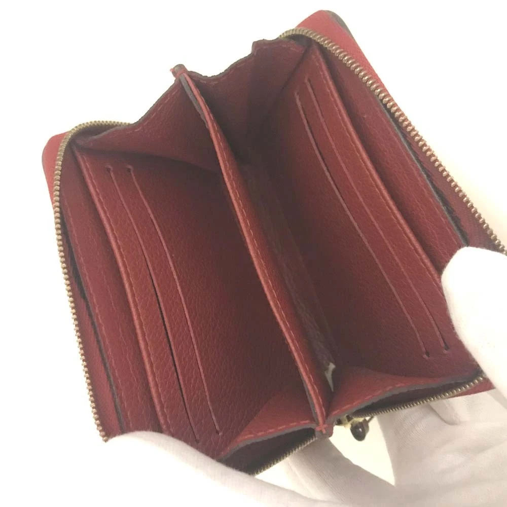 $760 Louis Vuitton Monogram Empreinte Zippy Zip Around Wallet Coin Purse TS2164