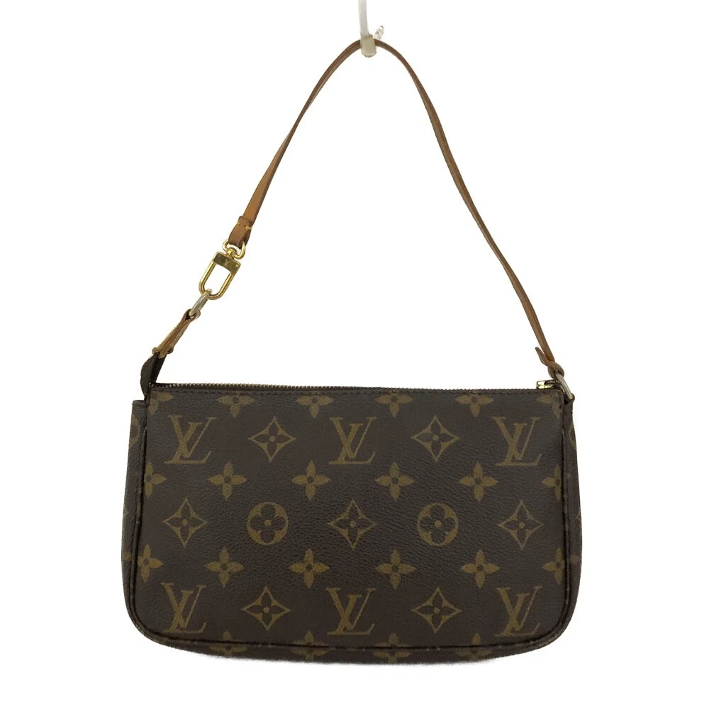 $1,290 2001 Louis Vuitton Monogram Pochette Accessories Pouch SL1001