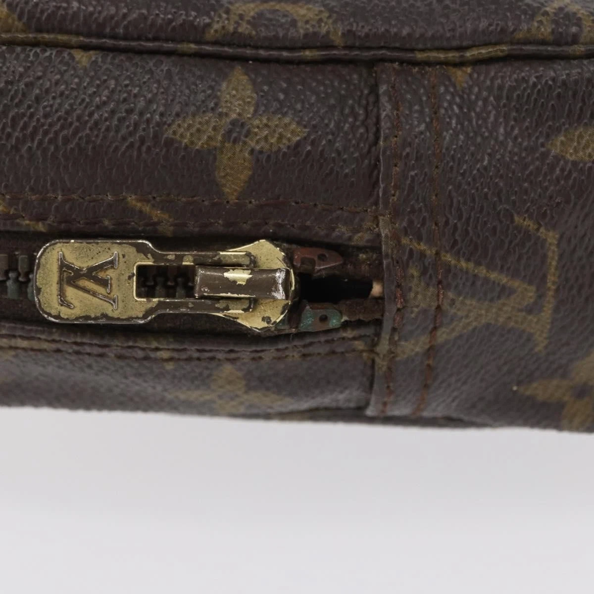 $600 LOUIS VUITTON Monogram Trousse Toilette 23 FRANCE VINTAGE