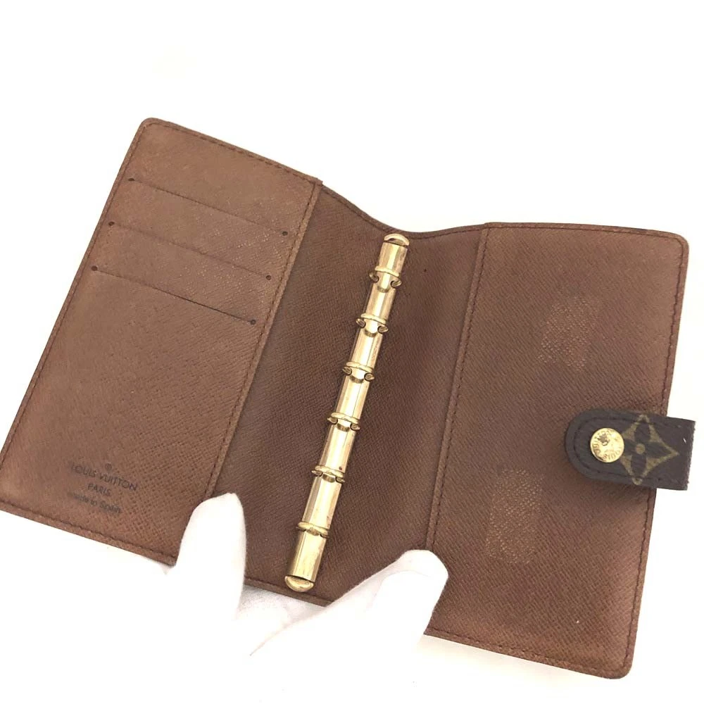 $505 1997 Louis Vuitton Monogram Agenda Cover Small CA1907