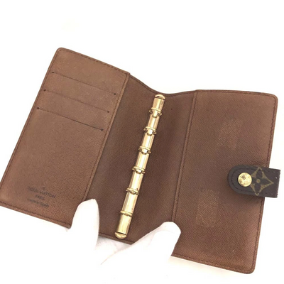 $505 1997 Louis Vuitton Monogram Agenda Cover Small CA1907