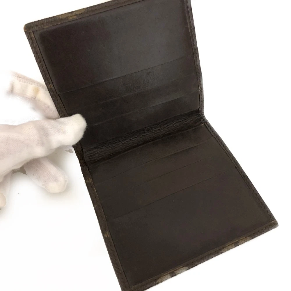 Vintage Louis Vuitton Monogram Bifold Wallet Brown