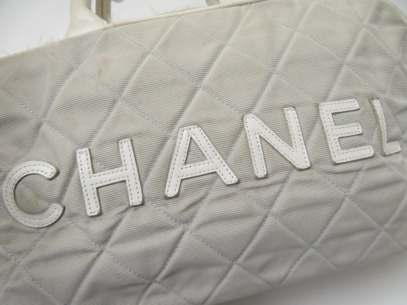 $2,200 2004 Chanel Sports Line Matelasse Nylon Boston Bag 9xxxxxx