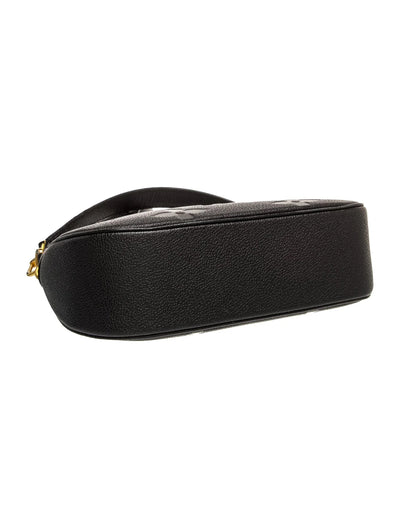 $2640  Louis Vuitton Empreinte Monogram Giant Bagatelle NM Black