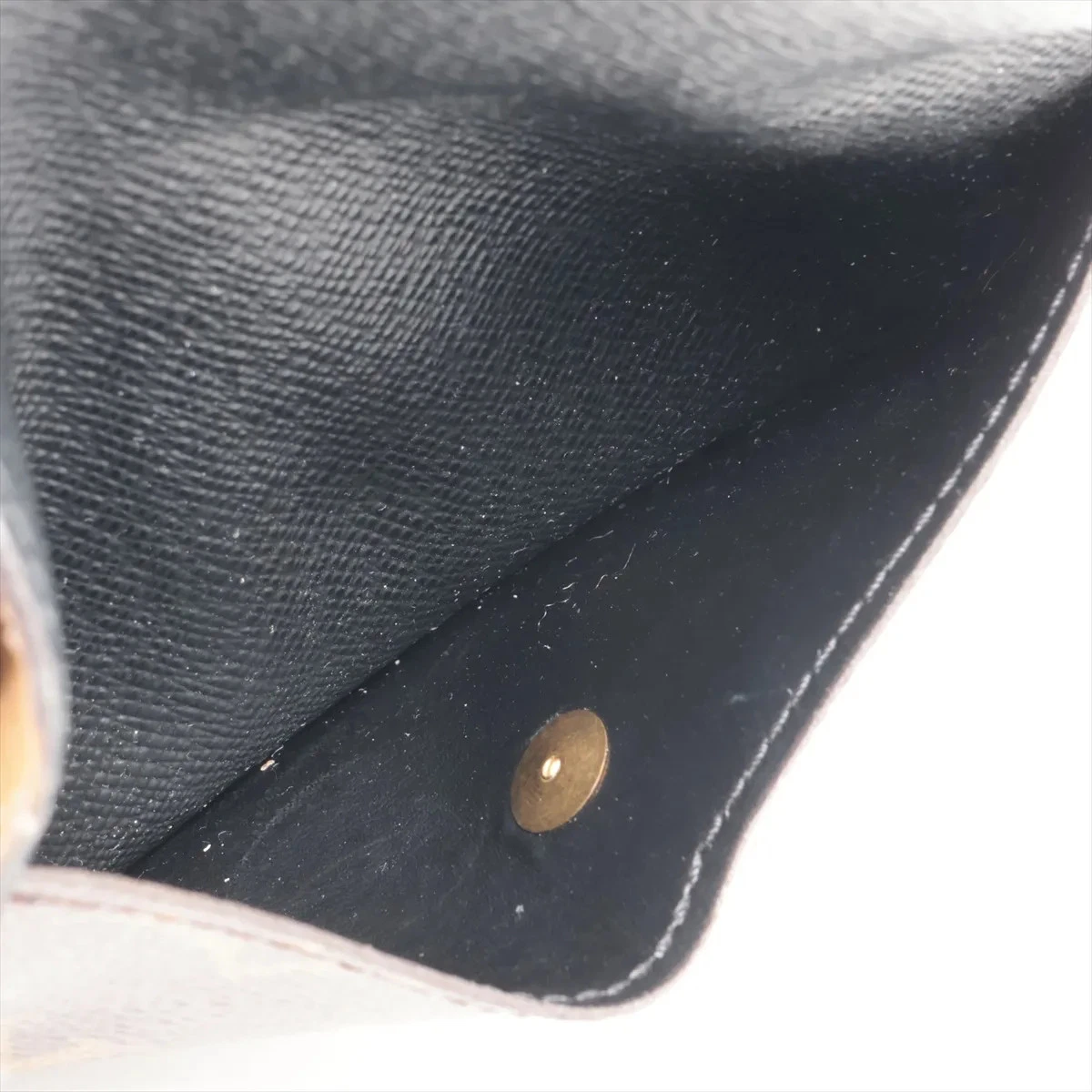 $700 Louis Vuitton Reverse Monogram Recto Verso Card Holder Brown