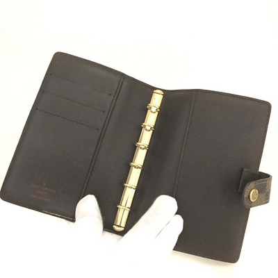 $505 1998 Louis Vuitton Damier Ebene Agenda Cover Small  CA0938