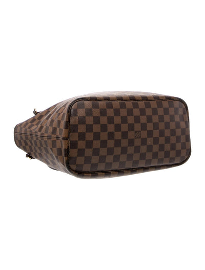 $2240 2018 Louis Vuitton Neverfull MM Damier Ebene with Pouch 10021295