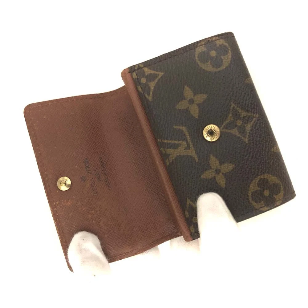 $440 2000 Louis Vuitton Porte Monnaie Coin Purse Wallet MI1010