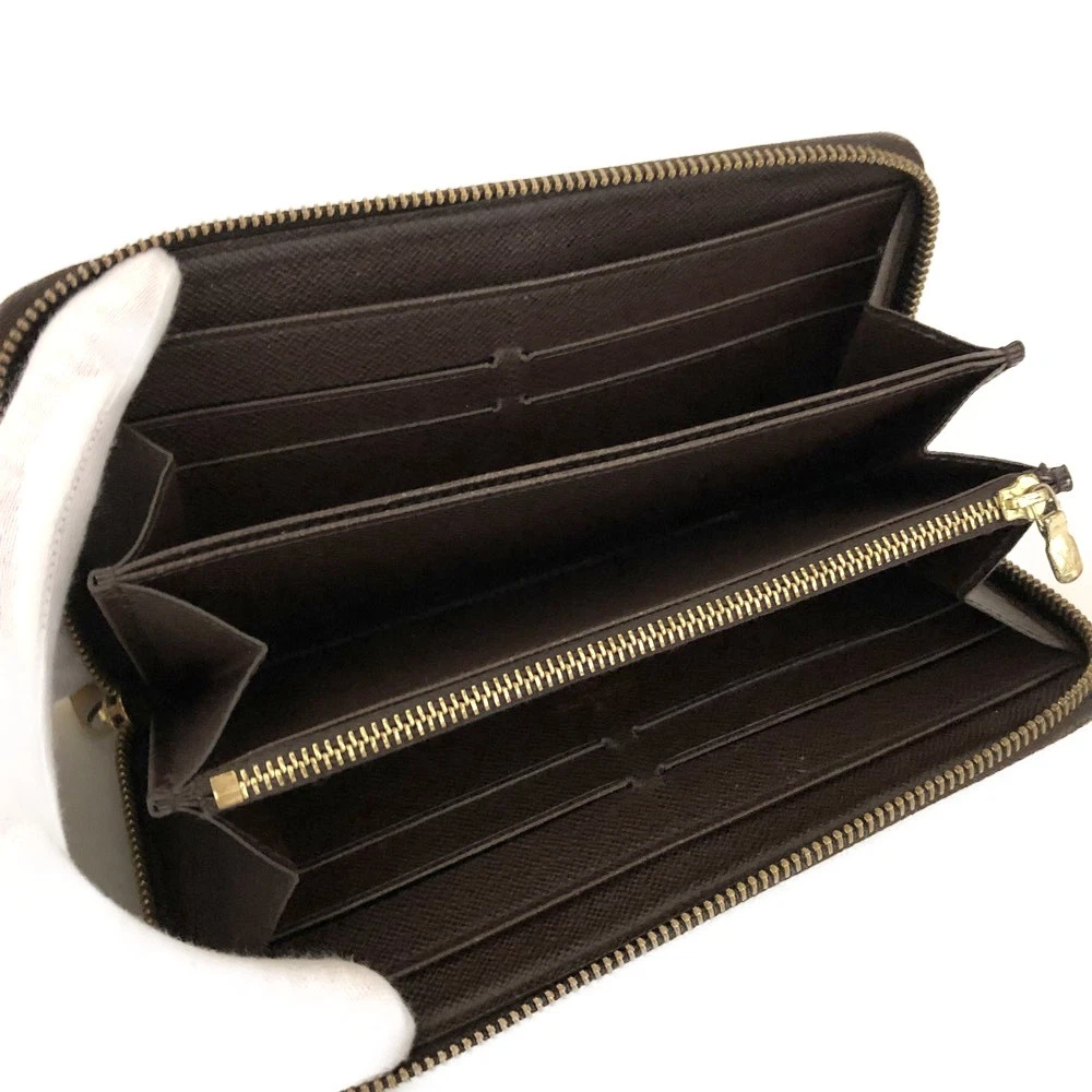 $915 2013 Louis Vuitton Damier Ebene Zippy Wallet CA3103