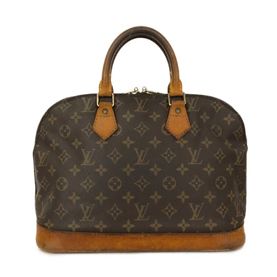 $2090 1993 Louis Vuitton Monogram Alma Tote Hand Bag Purse Brown VI0933