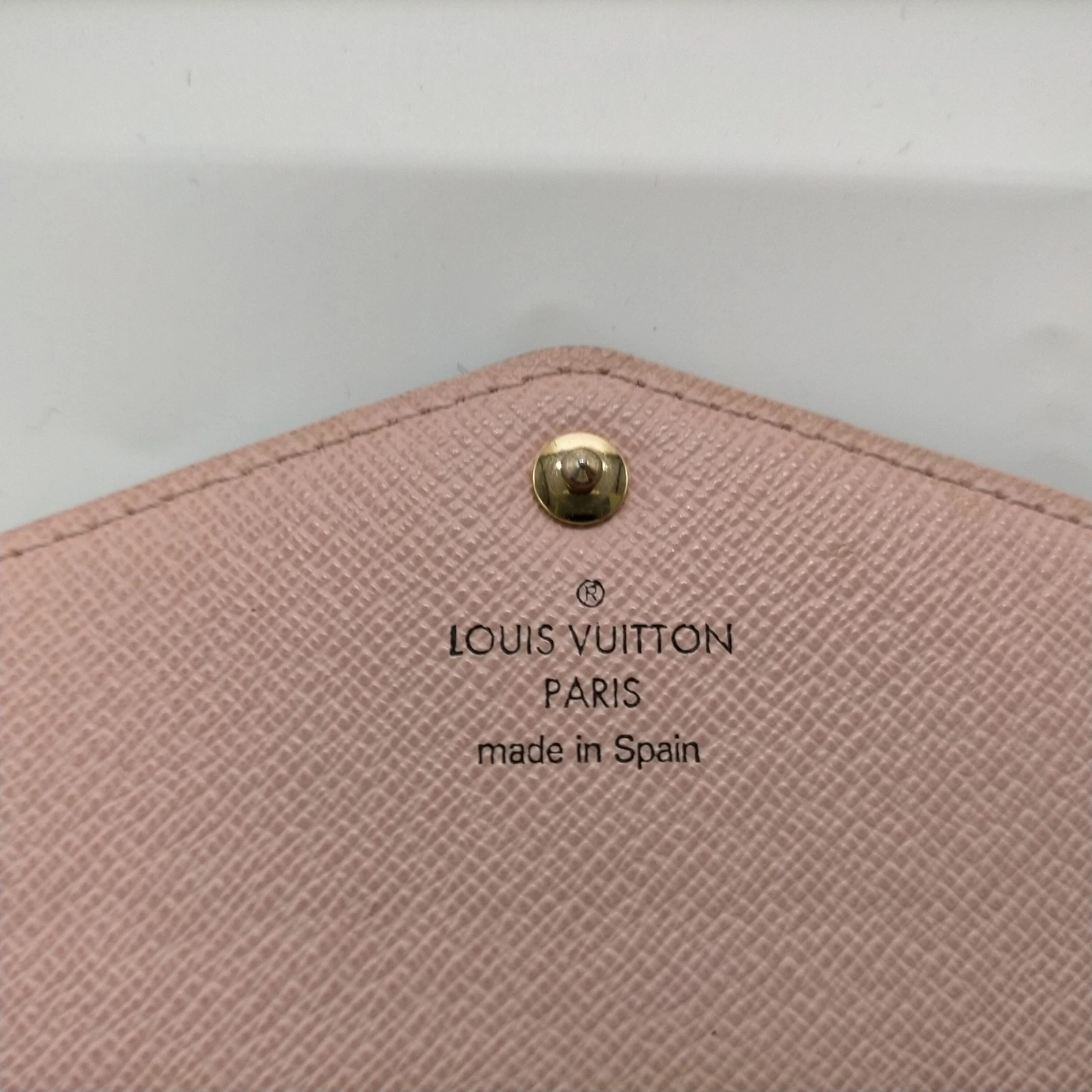 $800 2018 Louis Vuitton Monogram Sarah Wallet NM Rose Ballerine CA3128 10020971