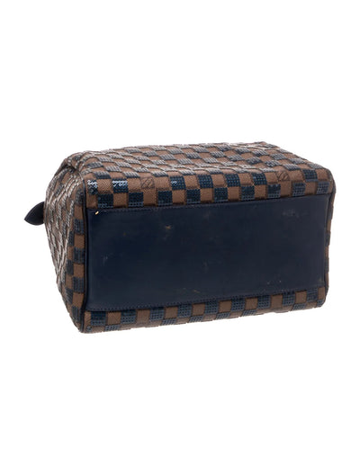 $2700 2013 Louis Vuitton Damier Paillettes Speedy 30 Blue SR2123