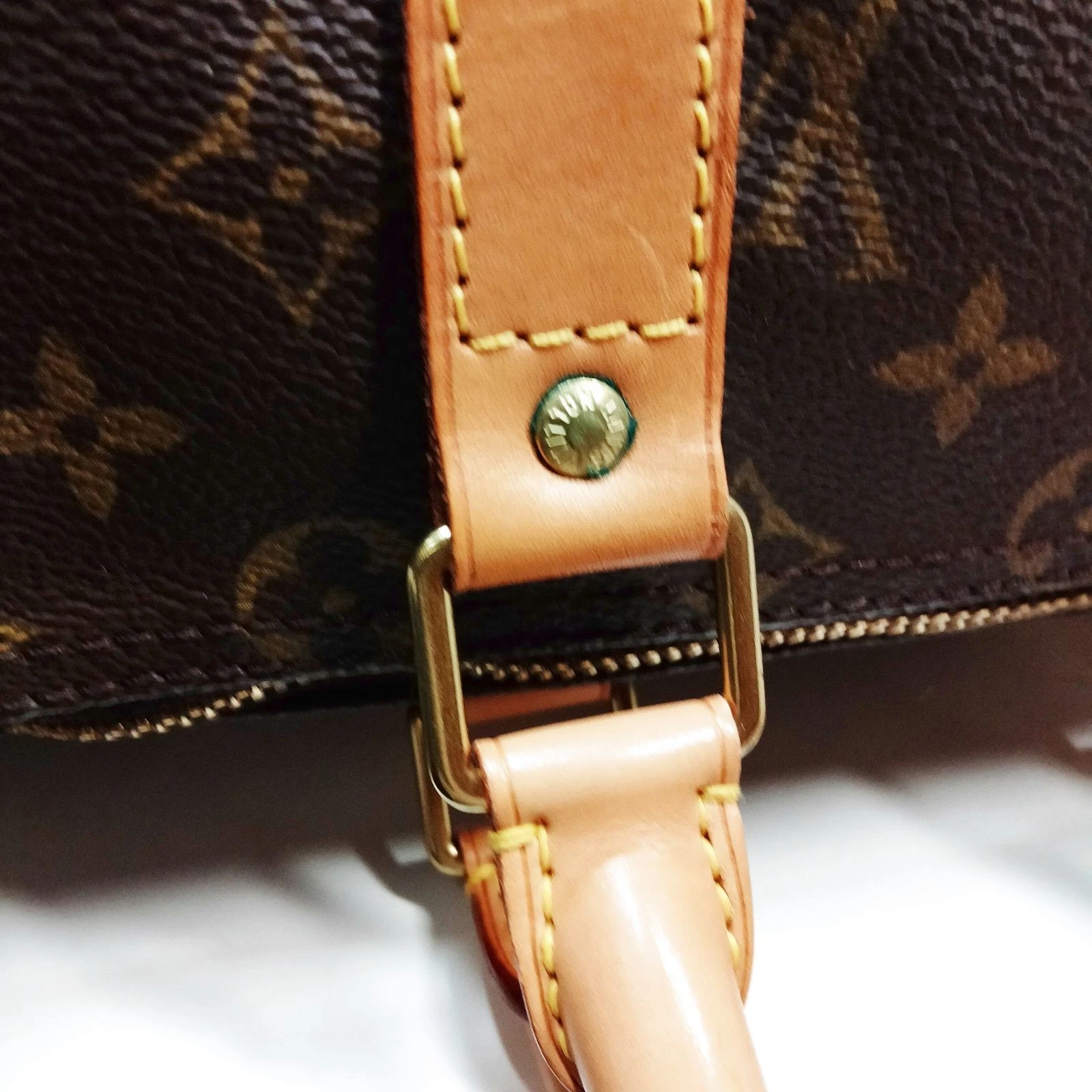 Louis Vuitton Keepall 45 Boston Bag Brown Monogram FL0040