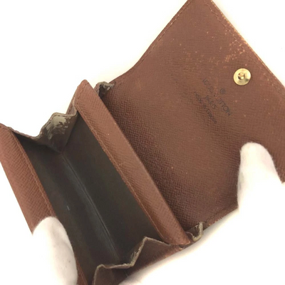 $440 2000 Louis Vuitton Porte Monnaie Coin Purse Wallet MI1010